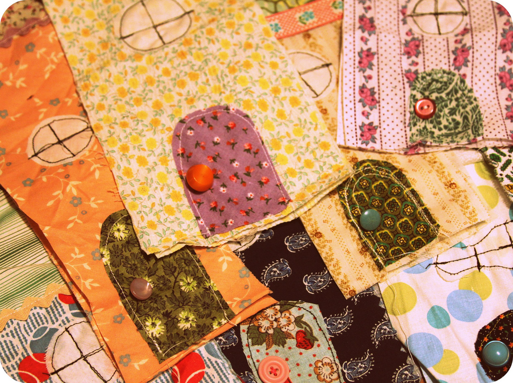 WhiMSy love Summer Diary Day 30 Fabric Houses Part 3