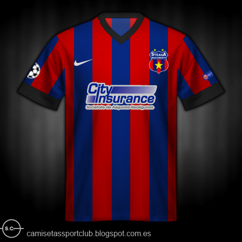 Camisa do Steaua Bucareste 2013-2014 » Mantos do Futebol