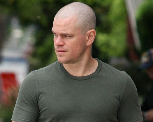 Bungled and the Botched: Bald Matt Damon Goes all Good Will Hunting on