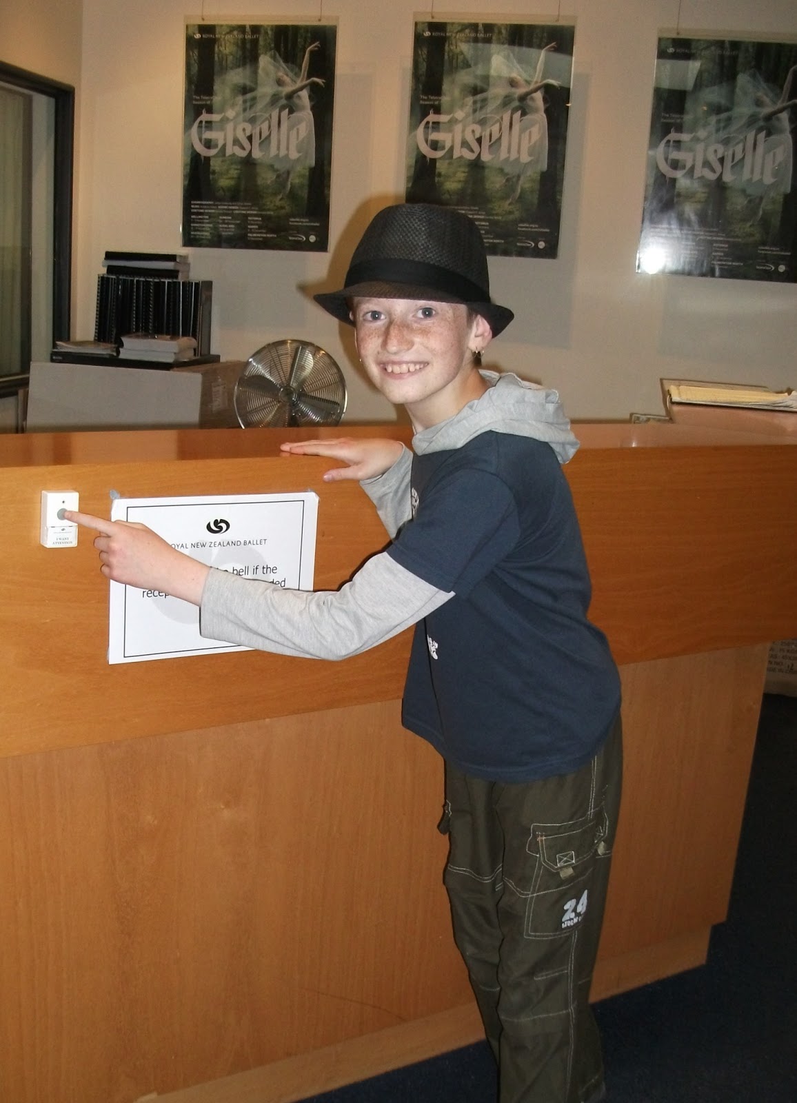 Ballet Boy New Zealand Costume Fitting for Giselle