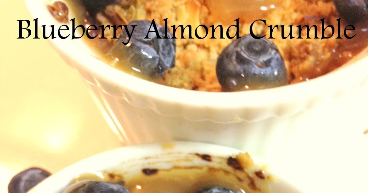 Bluberry Almond Crumble.