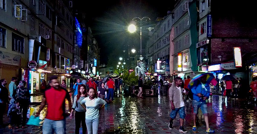 A Rainy Evening In Gangtok