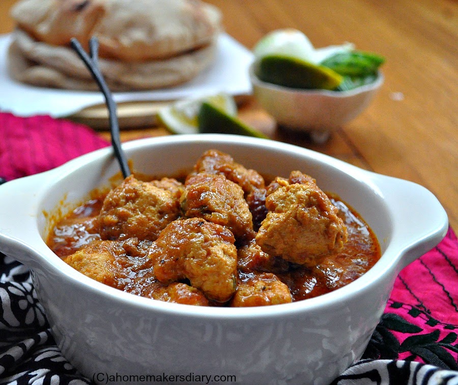 Mutton Kofta Curry/ Chicken Kofta curry A Homemaker's Diary