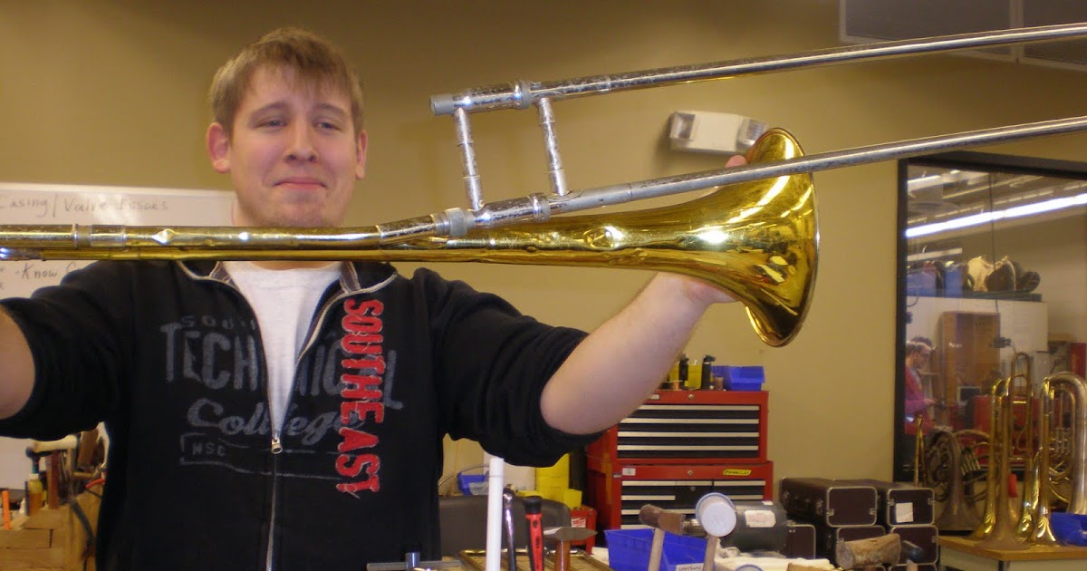 Band Instrument Repair School Project Trombone