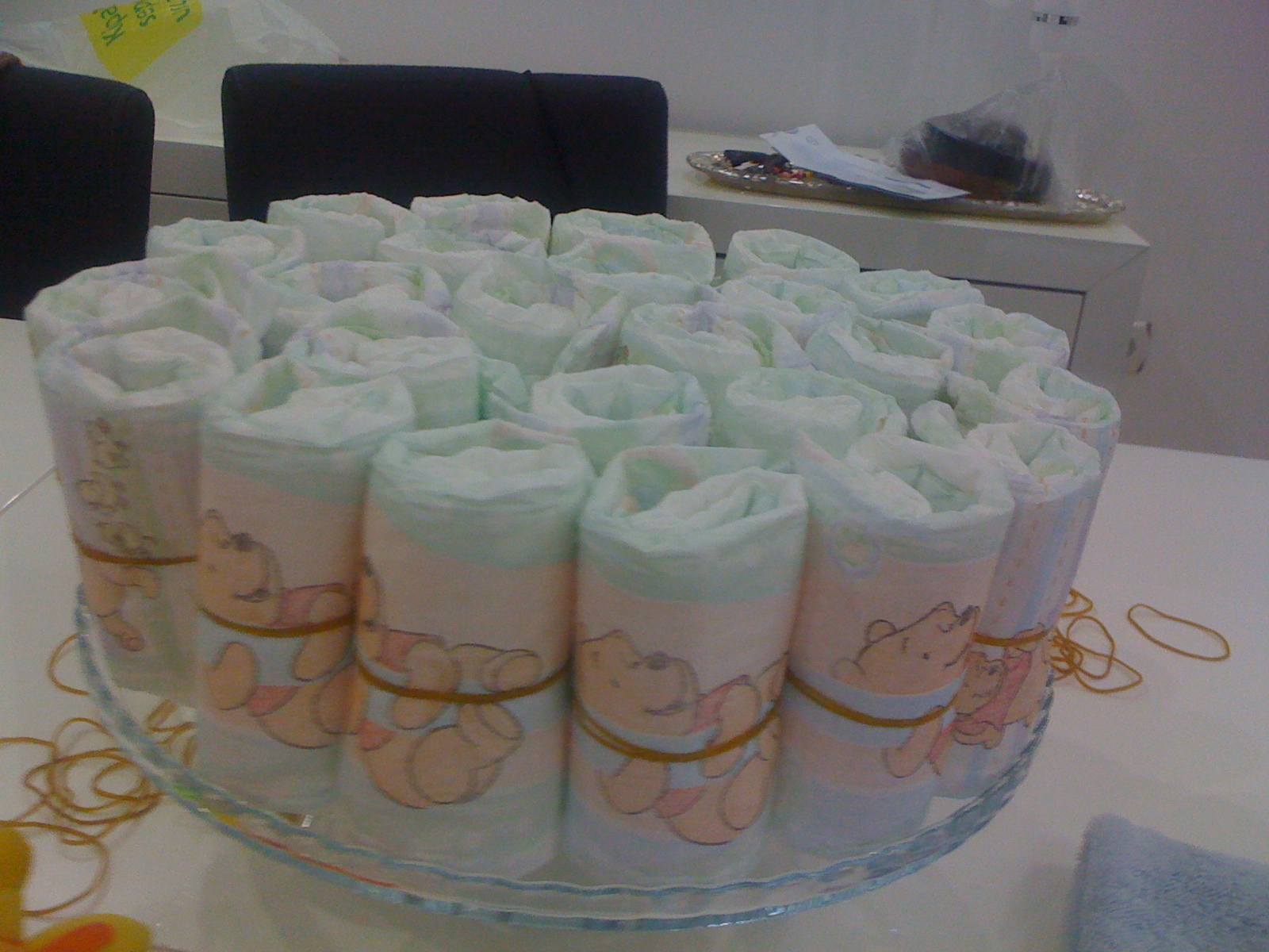 Hayatın Tuzu&amp;Biberi bebek bezinden süs pasta yapımı