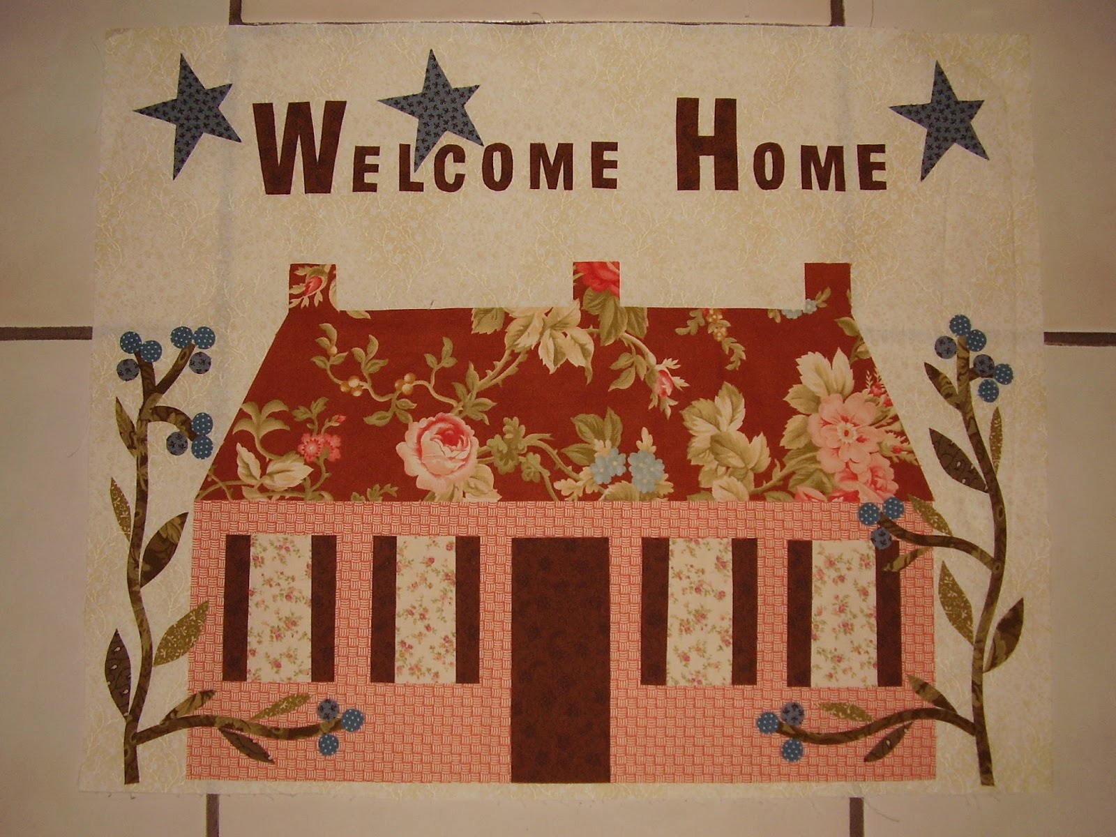 Sew Many Joyous Things Linda's Journey Home Sweet Home Quilt Blocks 4 & 5