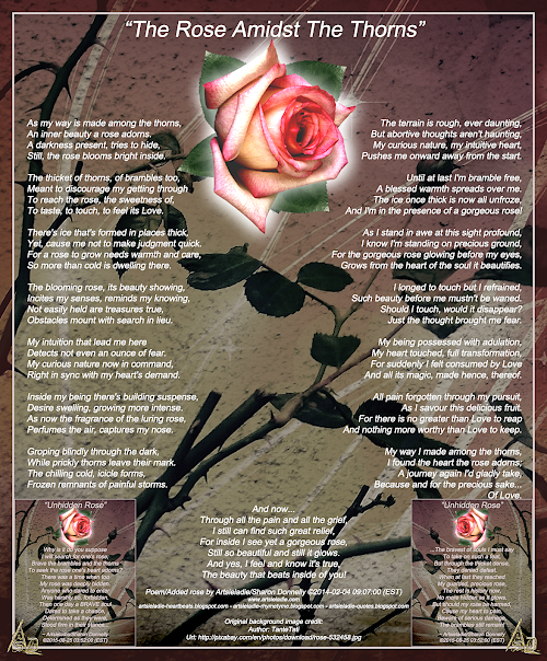 Rose Amidst The Thorns by Artsieladie
