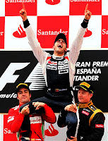 f1 hellenic fan club - Maldonado winner F1 GP in Spain 2012