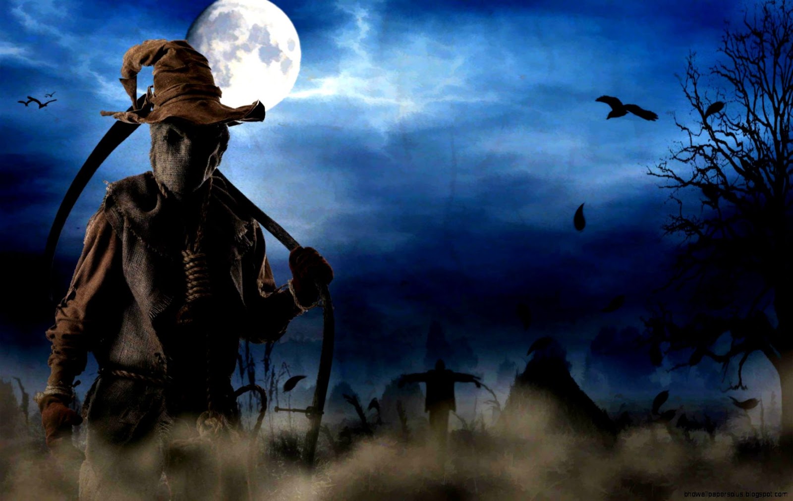 Scarecrow Scary Halloween Desktop Wallpapers Scarecrow Scary Halloween Desktop Wallpapers