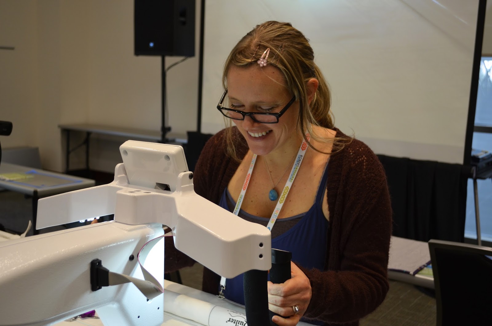 she can quilt I learned stuff at QuiltCon