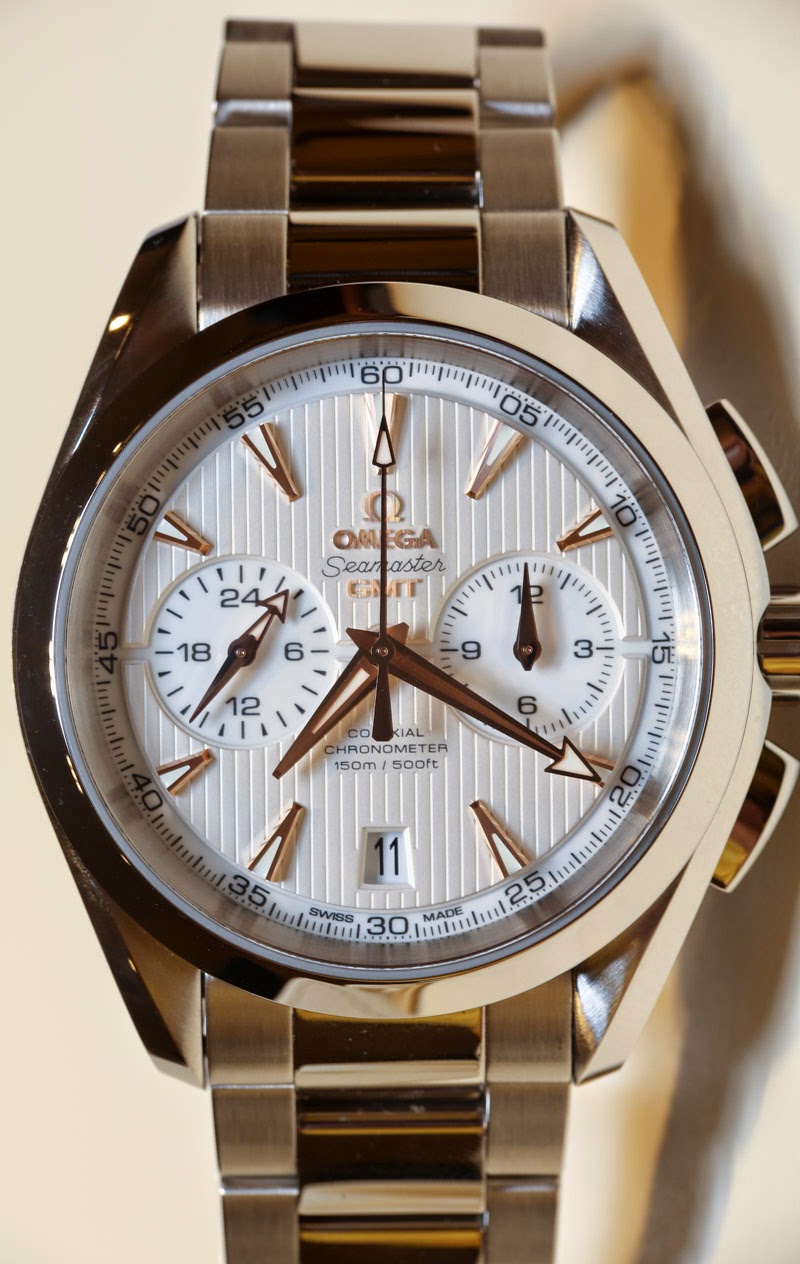 Swiss Design Watches: Omega Aqua Terra Chronograph GMT ...