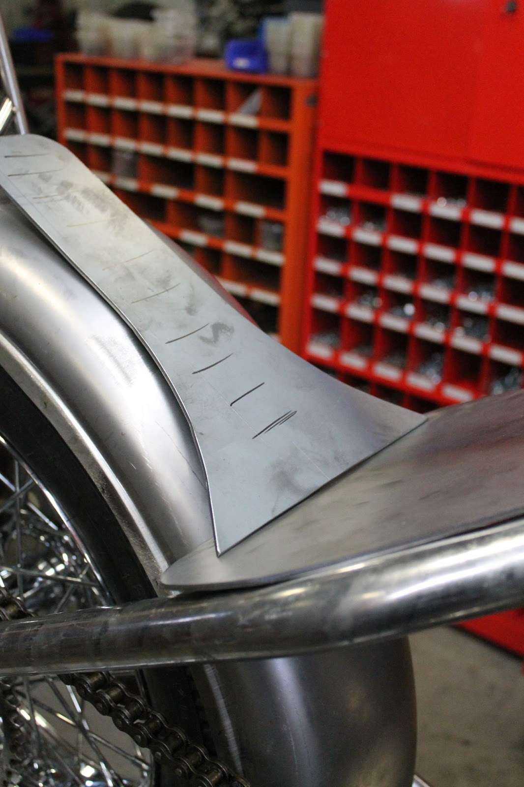 Restored Motorcycle Style COBRA SEAT PAN