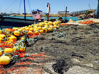Barcos atuneros. Barcos atuneros en Barbate. Nebur.
