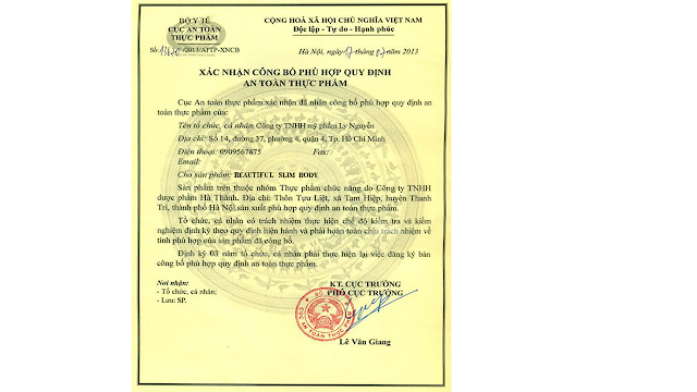 BEAUTIFUL SLIM BODY Người Việt tin dùng.Giá 650.000 đ