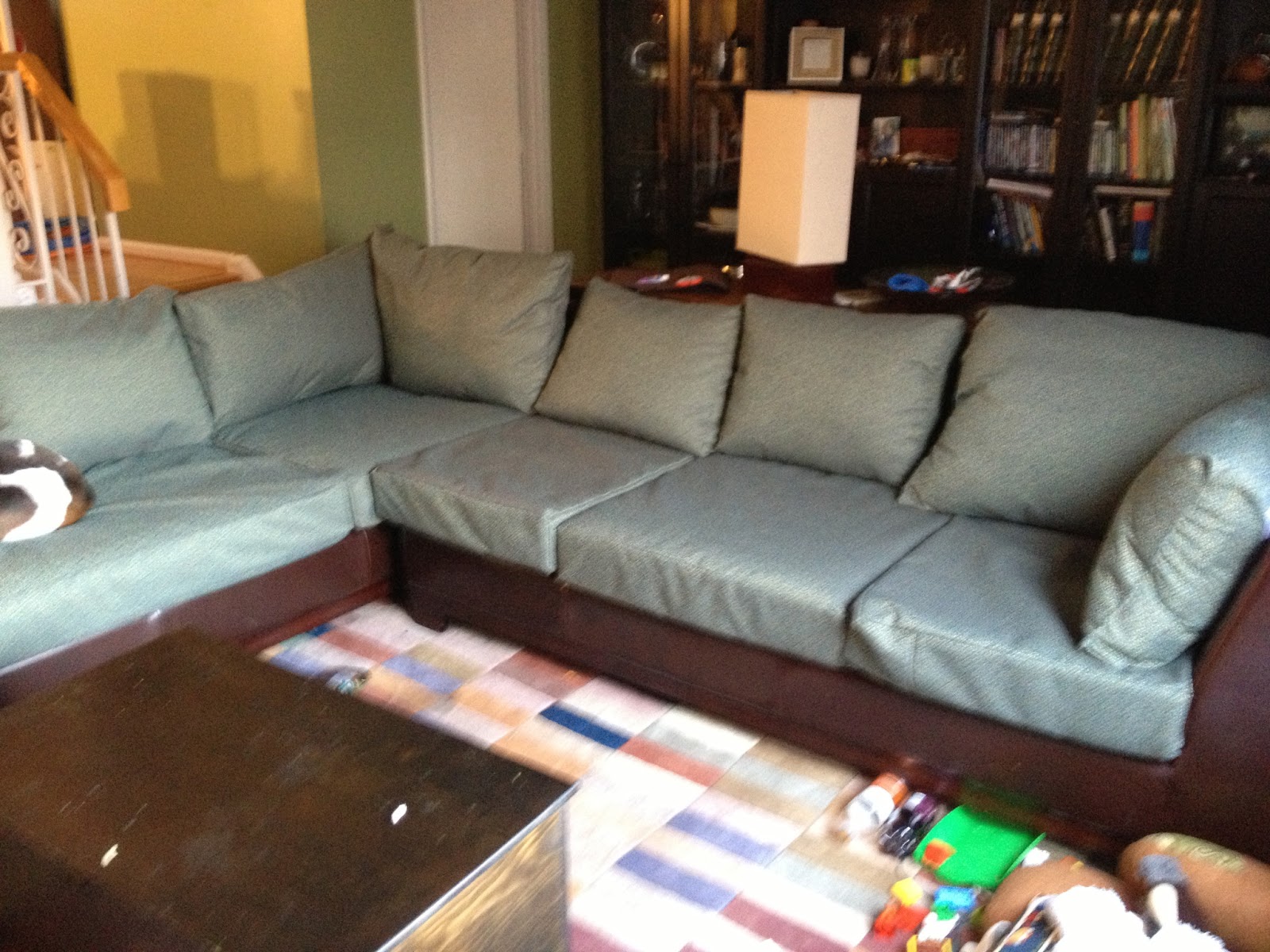 Reupholstered Couch Tutorial