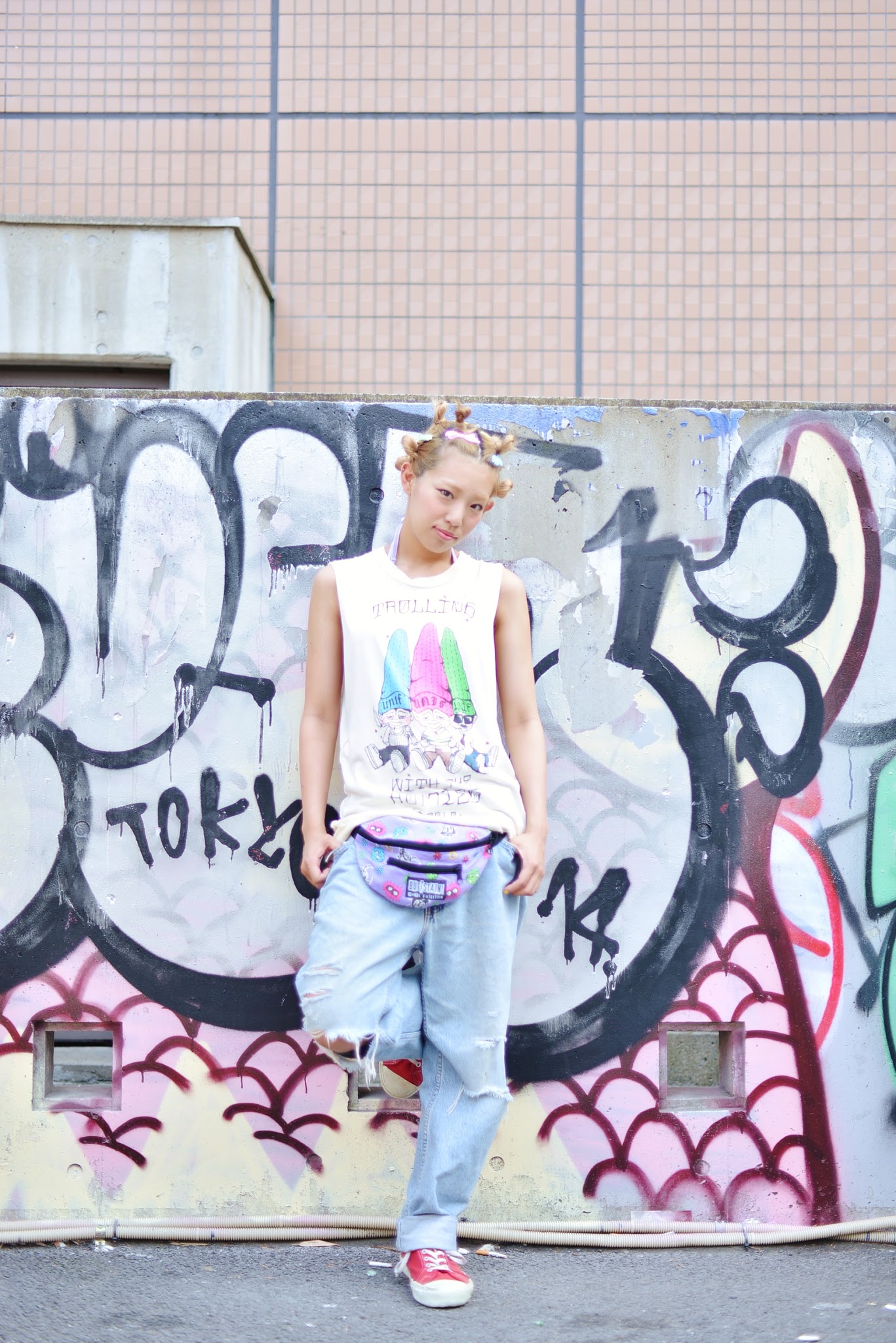 HunatioN Street Snap 挑発的な目つきとマッチした攻めたファッションがとてもかっこいい ～chiharuの物語～