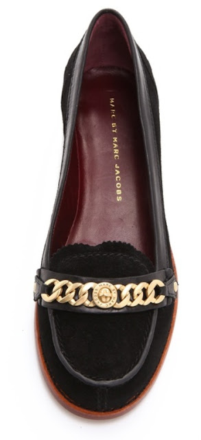 Katie Chain Suede loafer