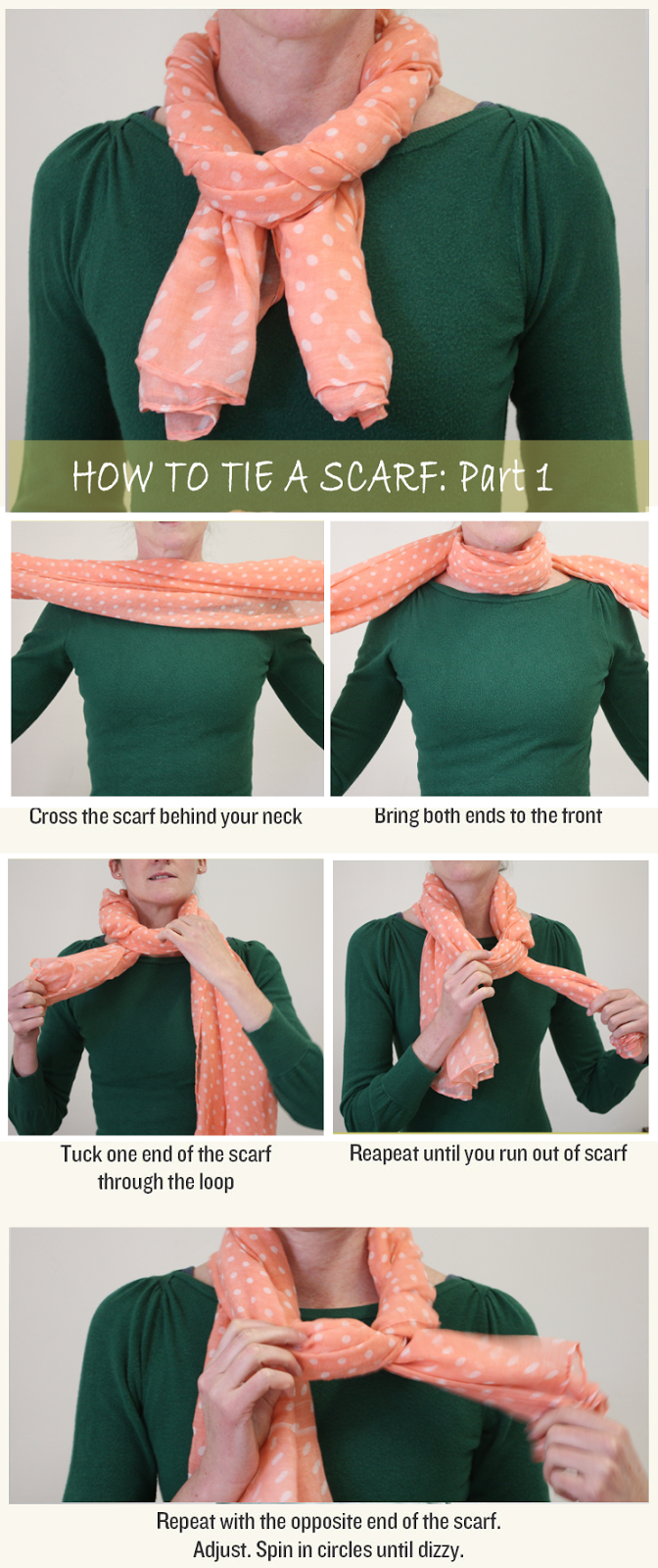 The Ruby Orchard How to tie a scarf the LoopDLoop