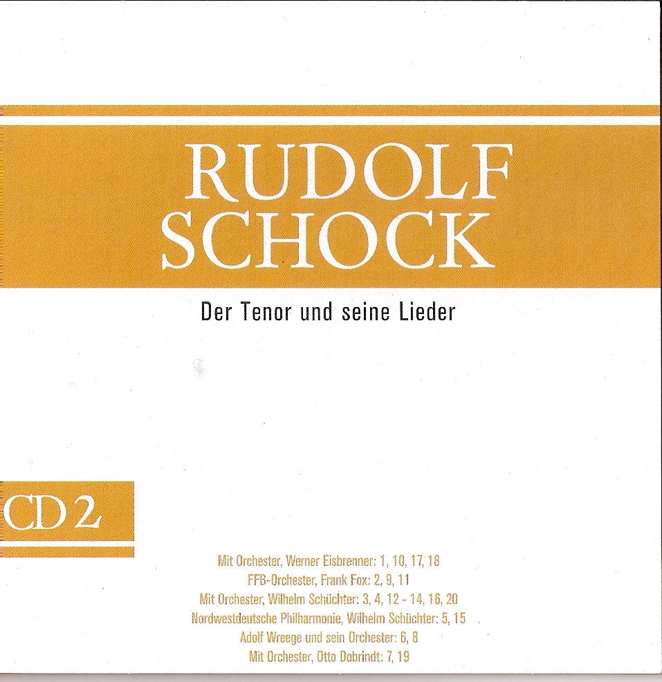 Rudolf Schock - Ein Dankeschön All Meinen Freunden Rudolf Schock - Ein Dankeschön All Meinen Freunden