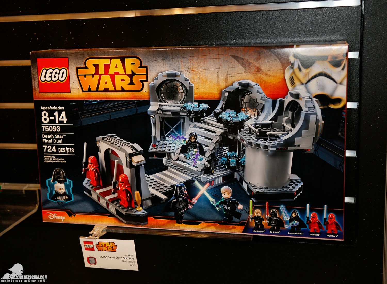 Lego Star Wars Darth Vader Head 75093 Set Final Duel x 10 pour figurine