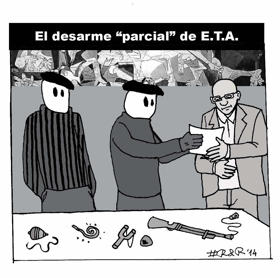 ETA anuncia su desarme definitivo y el cese total de su actividad. Desarme+parcial+de+eta