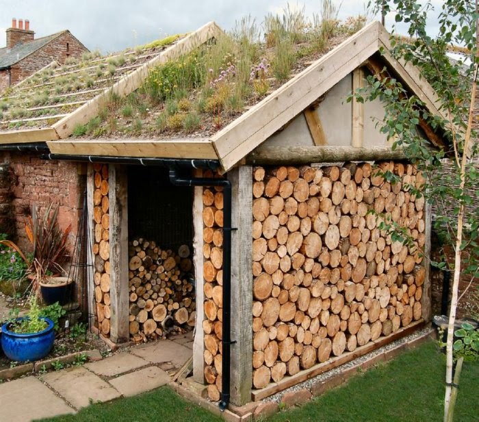 Cordwood Sheds and Cabins - Rustic Fabulous