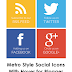 Metro Style Social Icons for Blogger