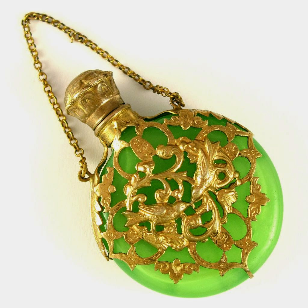 The View from 256 Emeraude Vintage Perfume Bottle