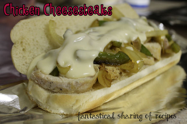 Chicken Cheesesteaks - the blasphemy of a cheesesteak without steak, but all the deliciousness of the original #philly #recipe