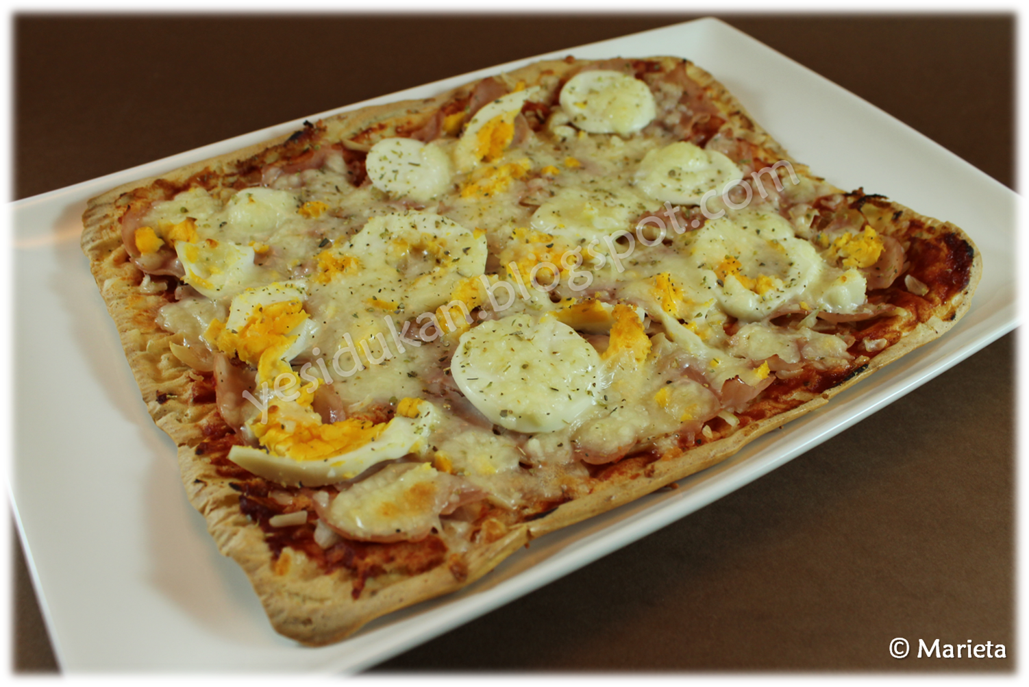 Yes, I Dukan! Pizza Dukan de tofu y gluten