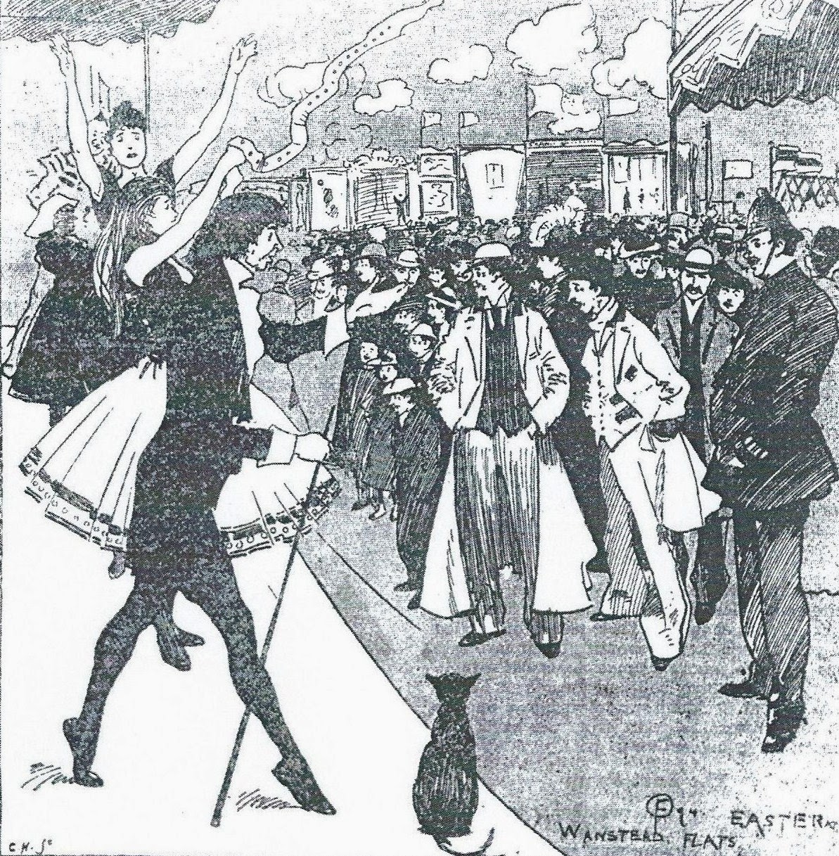 E7 Now & Then Wanstead Flats saved from post WW2 development plans