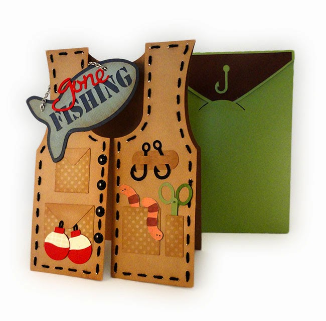 Needles 'n' Knowledge Fishing Vest Card Assembly Notes