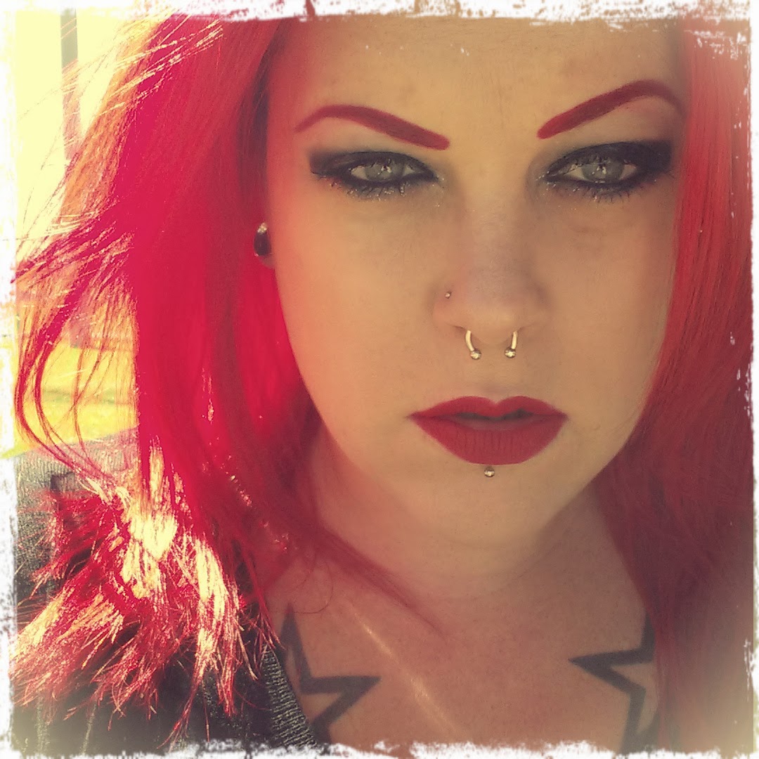 Fatshion Peepshow Nuclear Red Hot Hair