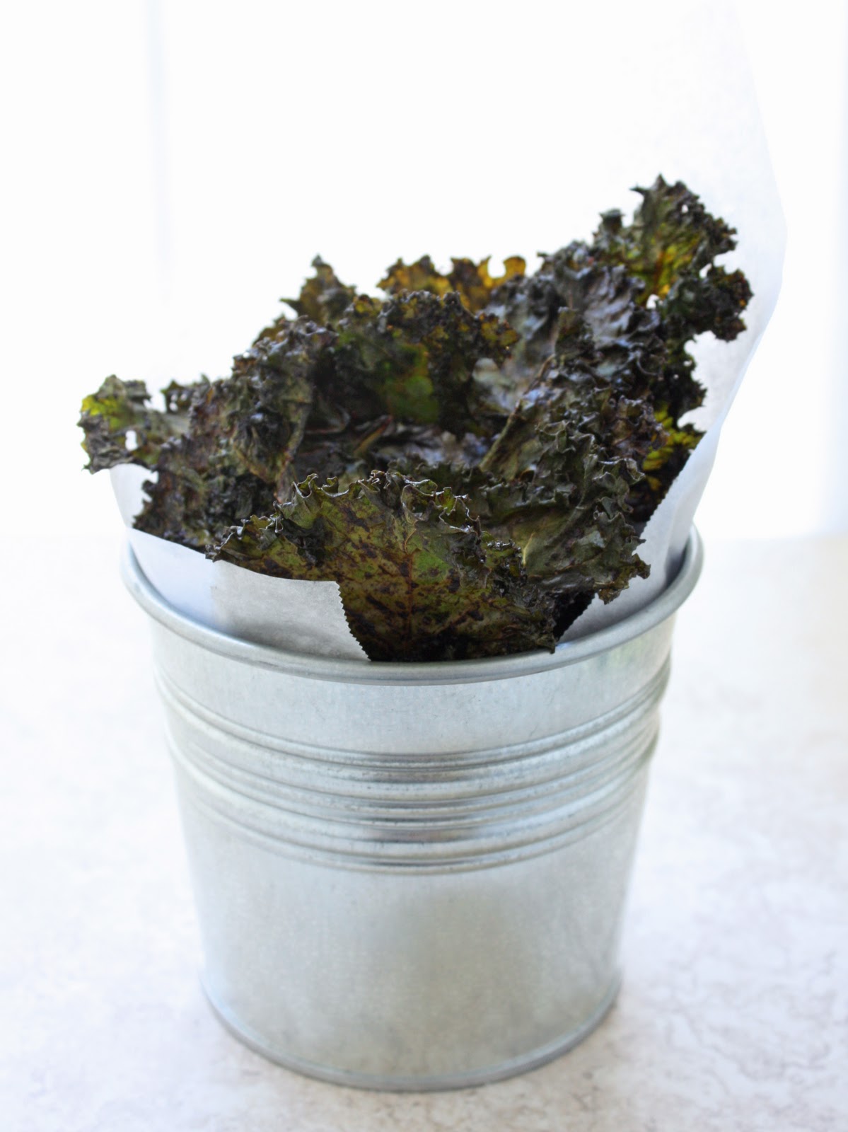 Kale Chips w/ Sriracha & Lime I Breathe I'm Hungry