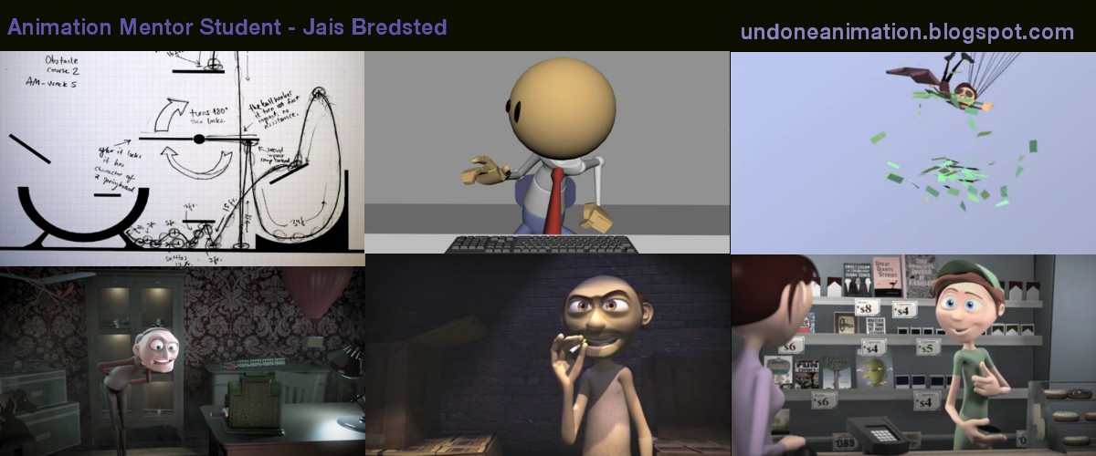 Animation Tutorials Collection: Animation Mentor Student-Jais Bredsted  Animation Reel