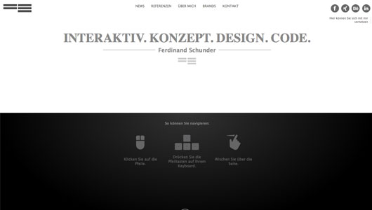 black and white in web design