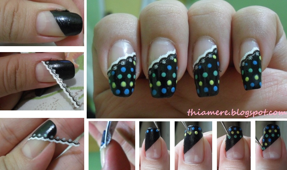 on beauty stuff and what else's.... Weekend NailsBlack Lace Sticker