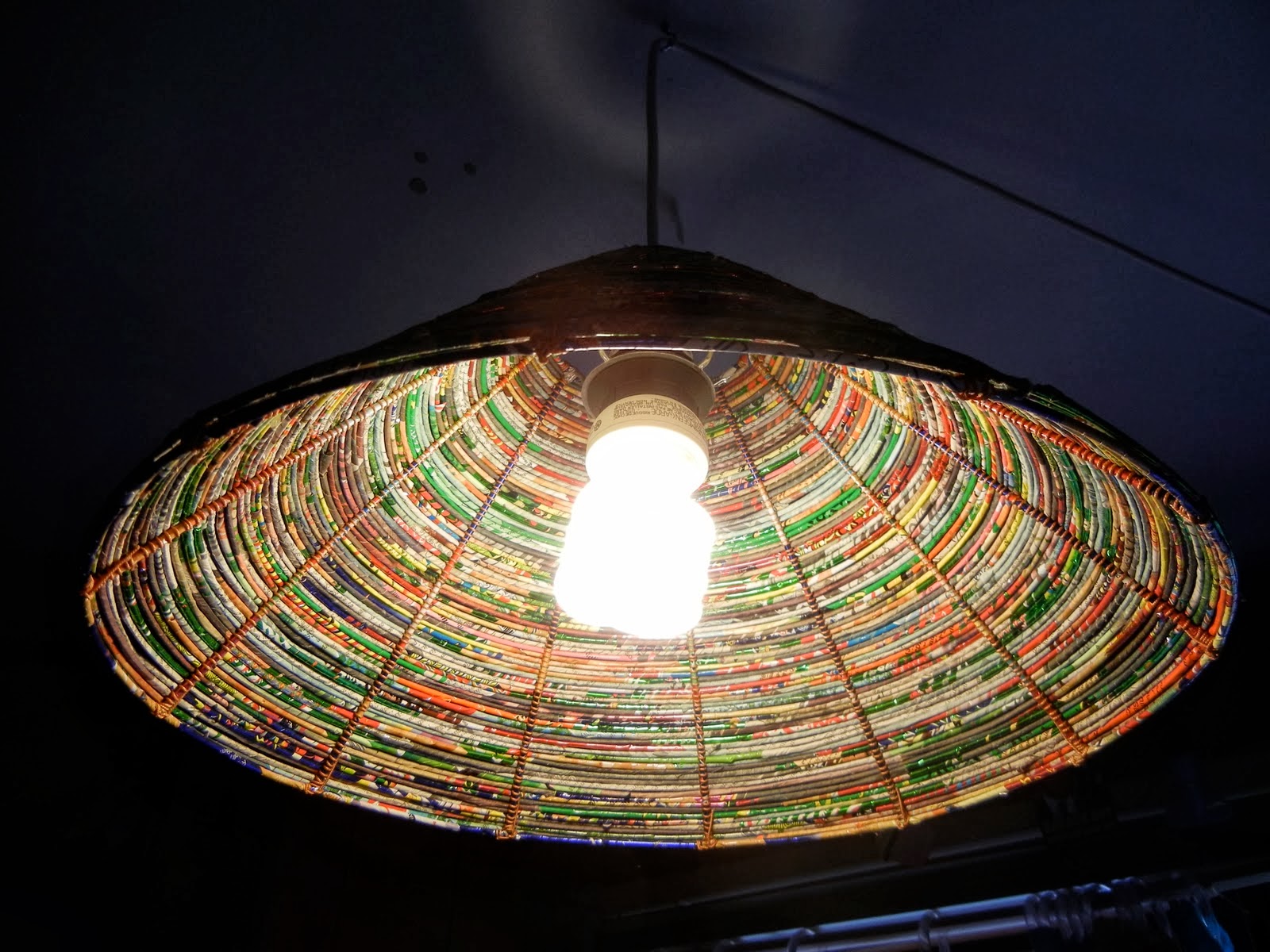 The Art Of UpCycling Diy Lamp Shades Made From Junk......Dare To Dream