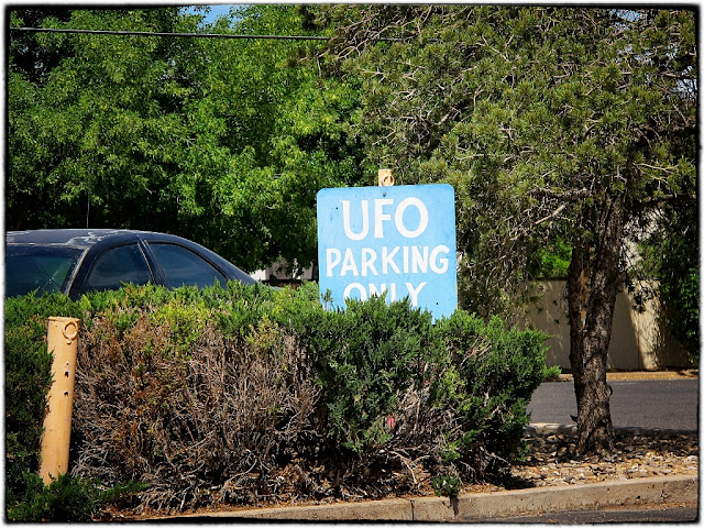 UFO parking, Roswell, USA