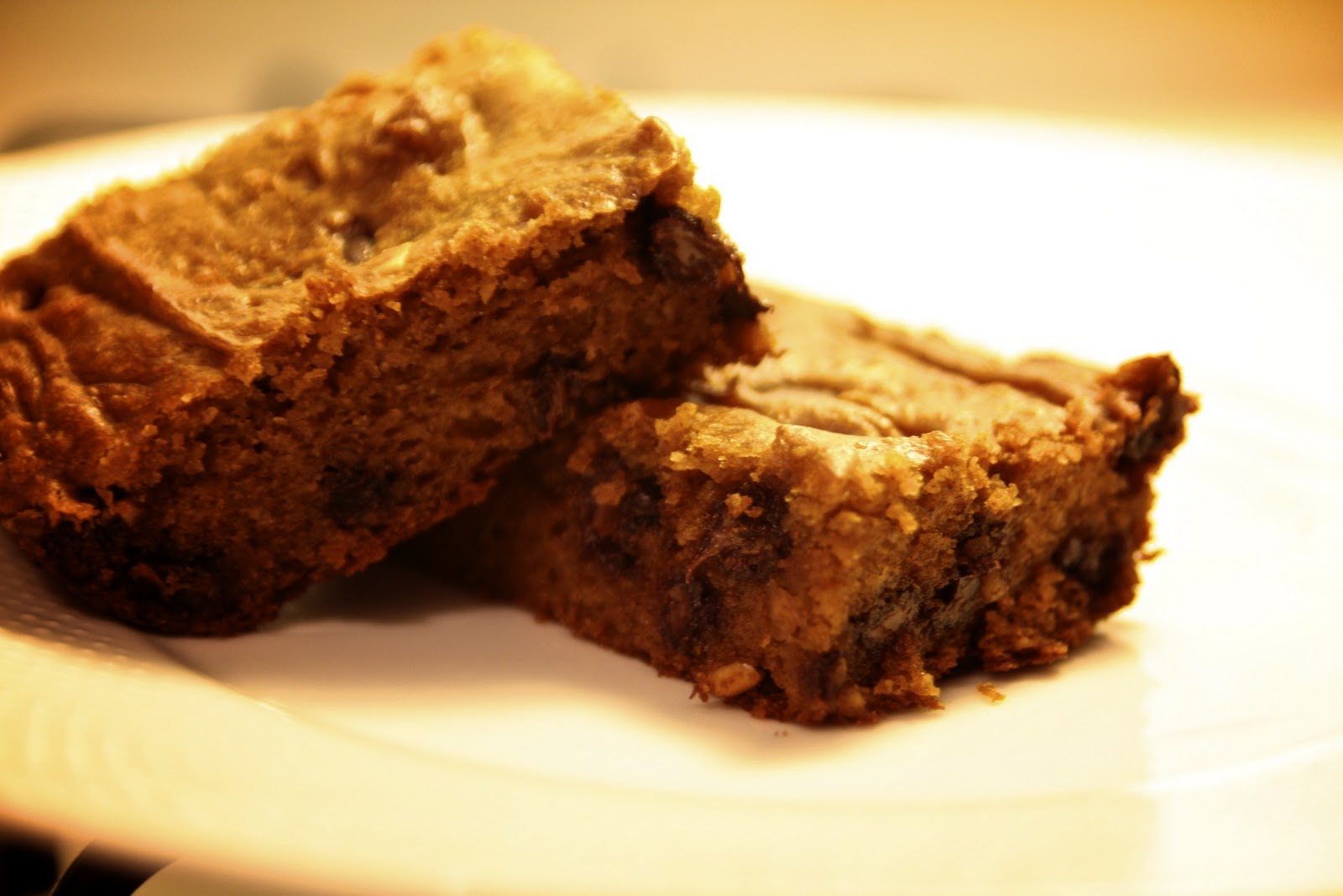 Missy's Pad NutButter Pumpkin Brownies with Chocolate Chips