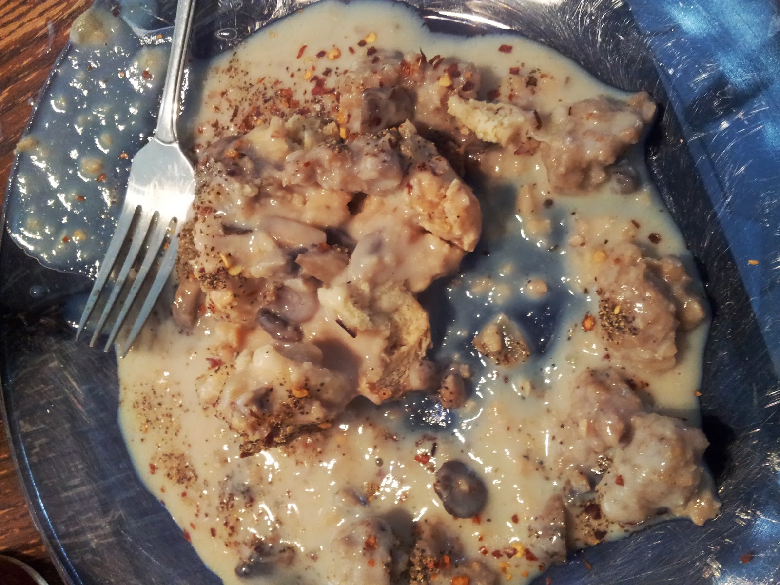 The Fat Free Queen Sausage Gravy and Biscuits