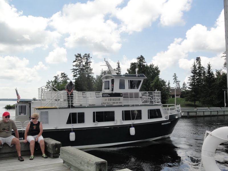 BJ Travels Kabetogama Lake Boat Ride