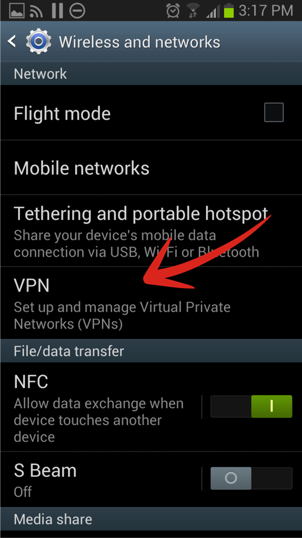 android vpn client