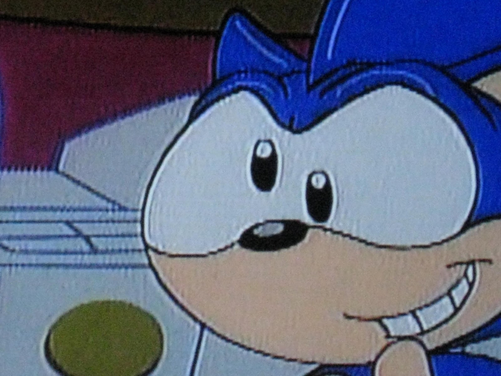 Cartoon Freeze Frame Fun: Sonic Goes Cross-Eyed