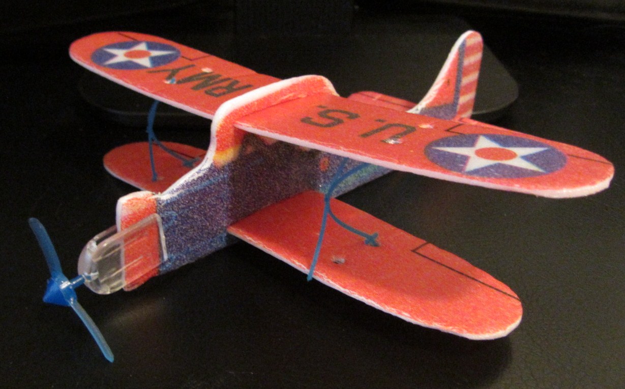 The Styrofoam Glider Squadron WWI Power Prop Glider 5 Boeing P12E