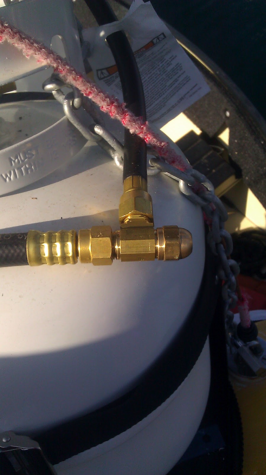 splendid isolation stove and propane line