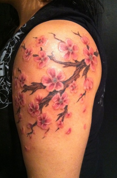 Tattoo Color Cherry Blossoms Posted by Jessica Brennan