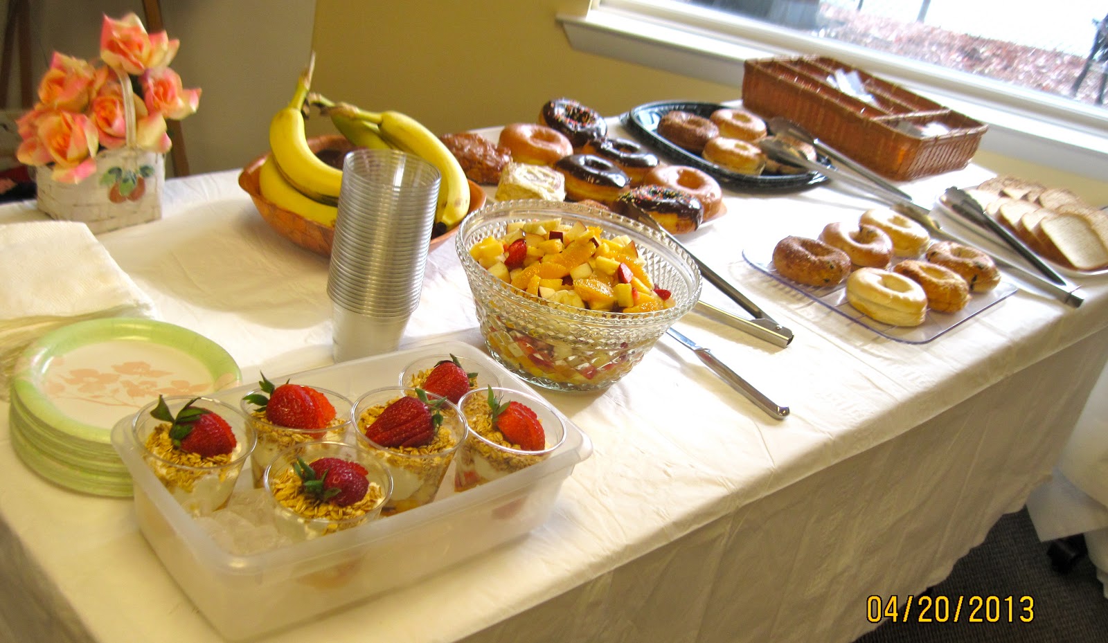 Travels of Jackie and Randy Continental Breakfast at the Hilton Head