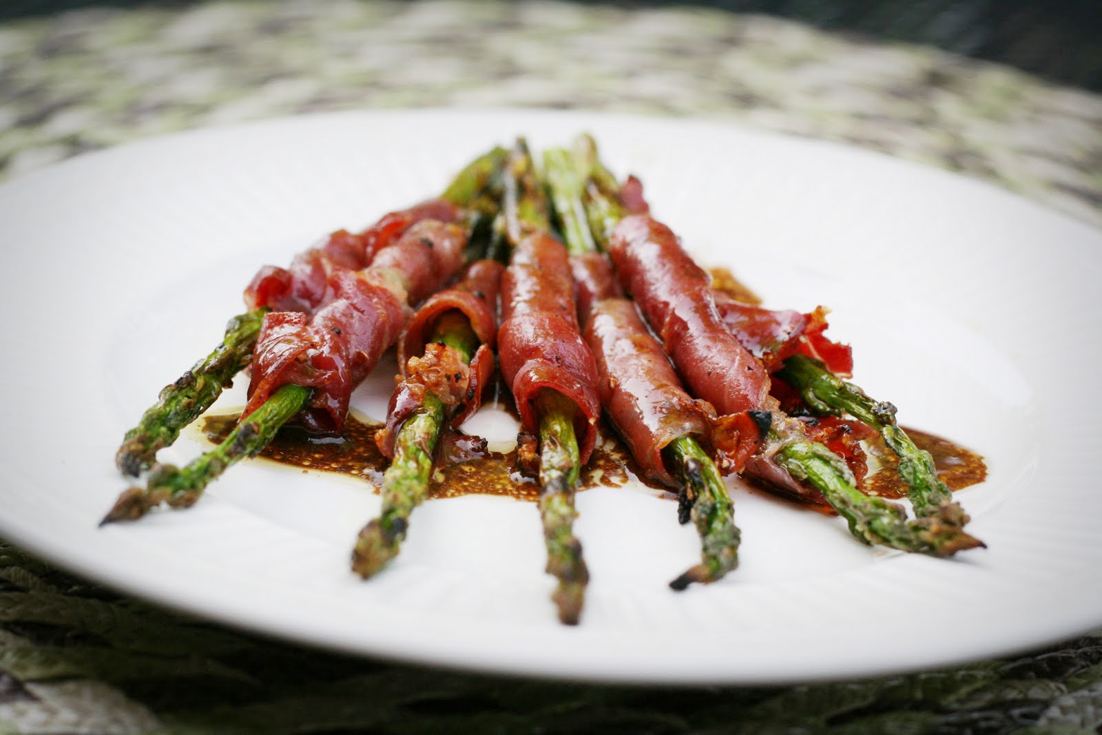 Mary, Quite Culinary Grilled Prosciutto Wrapped Asparagus