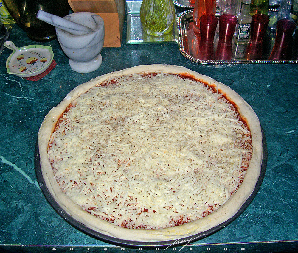 casey/artandcolour Practice Makes Perfect Pizza, lol